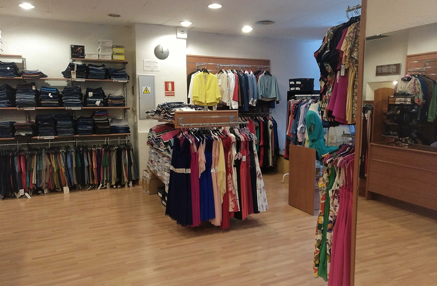 Fotografía interior de la tienda